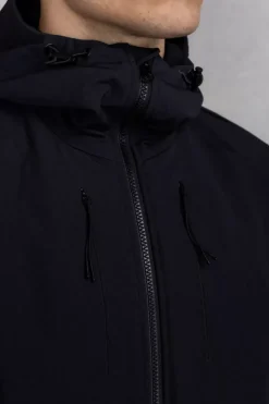 Jackets^BALR. Alec Hooded Windbreaker Jacket Jet Black
