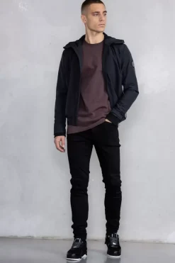 Jackets^BALR. Alec Hooded Windbreaker Jacket Jet Black