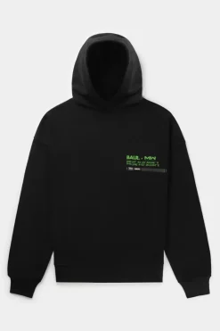 Hoodies^BALR. X Mwii Joey Box Hoodie Jet Black