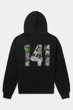 Hoodies^BALR. X Mwii Joey Box Hoodie Jet Black