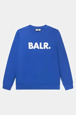 Sweatshirts^BALR. Brand Straight Crewneck Surf The Web/Bright White