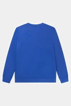 Sweatshirts^BALR. Brand Straight Crewneck Surf The Web/Bright White