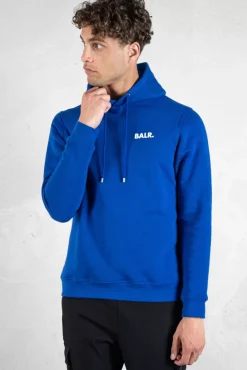 Hoodies^BALR. Brand Straight Small Logo Hoodie Surf The Web/Bright White
