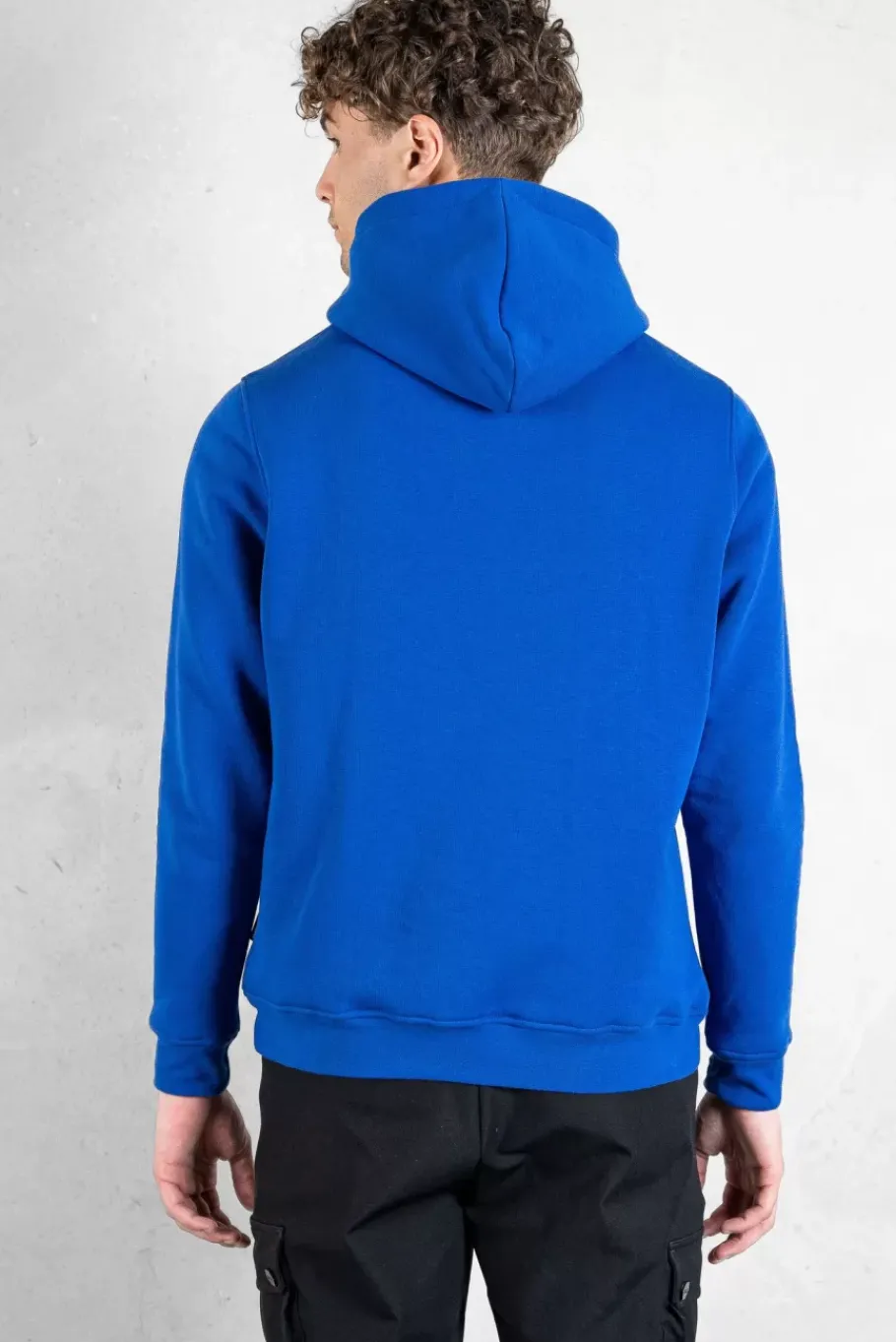 Hoodies^BALR. Brand Straight Small Logo Hoodie Surf The Web/Bright White