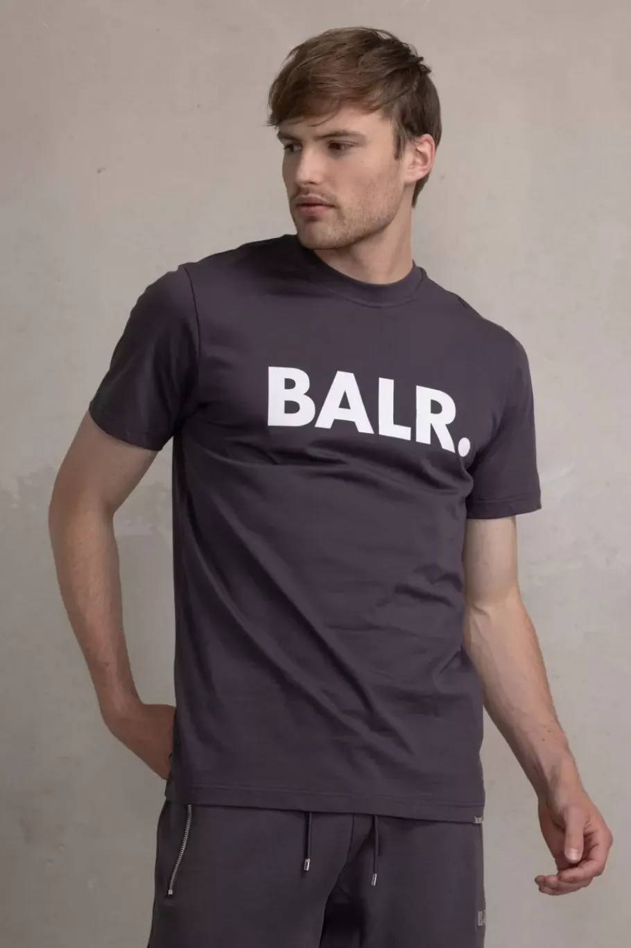T-Shirts^BALR. Brand Straight T-Shirt Asphalt