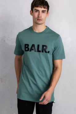 T-Shirts^BALR. Brand Straight T-Shirt Dark Forest/Jet Black