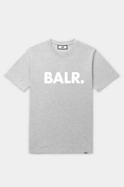 T-Shirts^BALR. Brand Straight T-Shirt Grey Melange