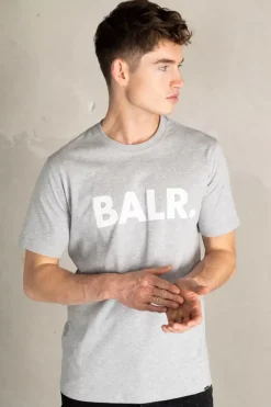 T-Shirts^BALR. Brand Straight T-Shirt Grey Melange