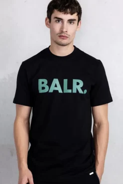 T-Shirts^BALR. Brand Straight T-Shirt Jet Black/Dark Forest