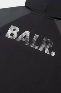 Hoodies^BALR. Carter Loose Double Arrow Hoodie Jet Black/Asphalt