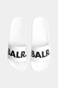Slides^BALR. Classic Brand Slide Bright White