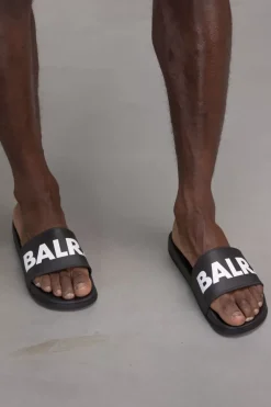 Slides^BALR. Classic Brand Slide Jet Black