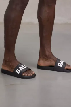 Slides^BALR. Classic Brand Slide Jet Black