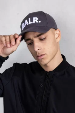 Caps & Beanies^BALR. Classic Embro Cap Asphalt