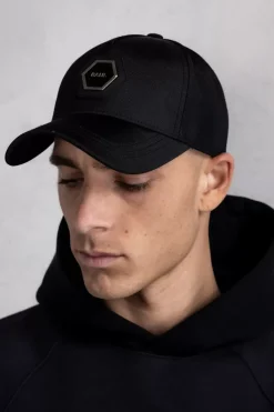 Caps & Beanies^BALR. Classic Hexagon Logo Cap Jet Black