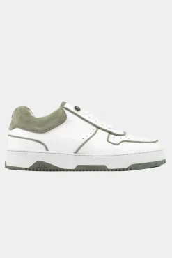 Sneakers^BALR. Club B Classic Sneaker Bright White/Dark Forest