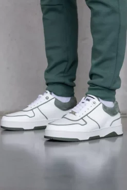 Sneakers^BALR. Club B Classic Sneaker Bright White/Dark Forest