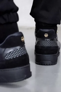Sneakers^BALR. Club B Classic Sports Sneaker Jet Black