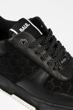 Sneakers^BALR. Club C Classic Debossed Hex Sneaker Jet Black