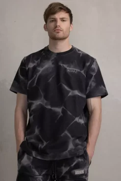 T-Shirts^BALR. D11 Straight Washed T-Shirt Ghost Grey Washed
