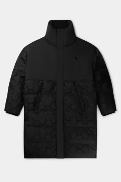 Jackets^BALR. Dante Jacquard Long Puffer Jet Black