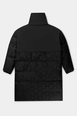 Jackets^BALR. Dante Jacquard Long Puffer Jet Black