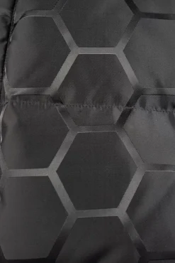 Jackets^BALR. Dante Jacquard Long Puffer Jet Black