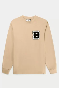 T-Shirts^BALR. Franck Relaxed B Crest Longsleeve Irish Cream