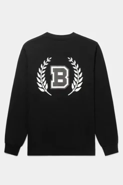 T-Shirts^BALR. Franck Relaxed B Crest Longsleeve Jet Black