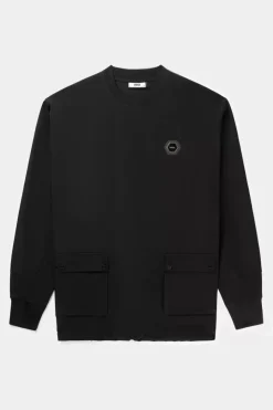 Sweatshirts^BALR. Franck Relaxed Cargo Crewneck Jet Black