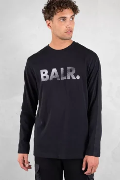 T-Shirts^BALR. Franck Relaxed Tunnel Longsleeve T-Shirt Jet Black
