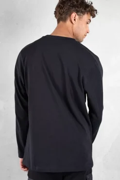 T-Shirts^BALR. Franck Relaxed Tunnel Longsleeve T-Shirt Jet Black