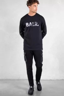 T-Shirts^BALR. Franck Relaxed Tunnel Longsleeve T-Shirt Jet Black