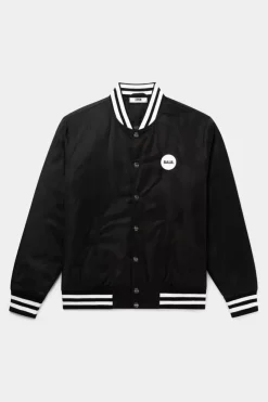 Jackets^BALR. Hazel Loose Badge Bomber Jacket Jet Black