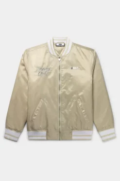 Jackets^BALR. Hazel Loose Combi Chenille Bomber Jacket Bright White