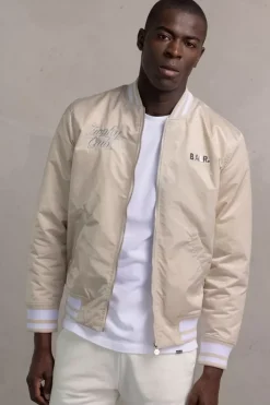 Jackets^BALR. Hazel Loose Combi Chenille Bomber Jacket Bright White