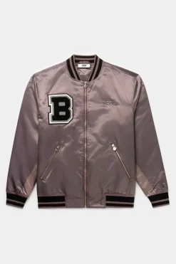 Jackets^BALR. Hazel Loose Zip Trophy Bomber Jacket Purple Dove