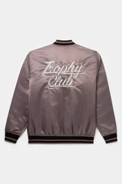 Jackets^BALR. Hazel Loose Zip Trophy Bomber Jacket Purple Dove