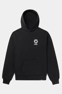 Hoodies^BALR. Joey Box Half Track H2S Hoodie Jet Black