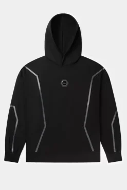 Hoodies^BALR. Joey Box Hex Line Hoodie Jet Black