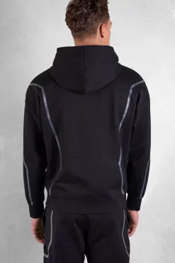 Hoodies^BALR. Joey Box Hex Line Hoodie Jet Black