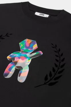 T-Shirts^BALR. Joey Box Holographic Crest T-Shirt Jet Black