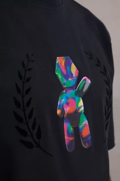 T-Shirts^BALR. Joey Box Holographic Crest T-Shirt Jet Black