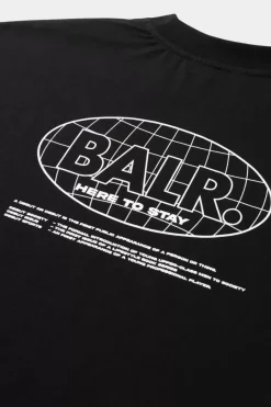T-Shirts^BALR. Joey Box H2S Globe T-Shirt Jet Black