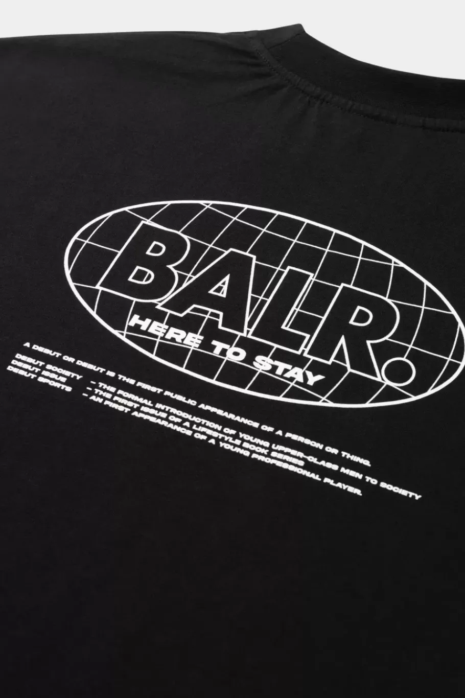 T-Shirts^BALR. Joey Box H2S Globe T-Shirt Jet Black