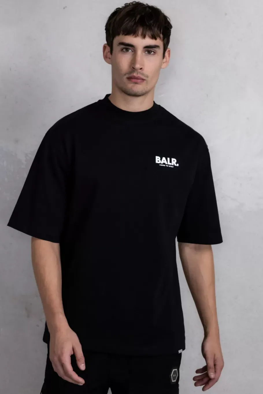 T-Shirts^BALR. Joey Box H2S Globe T-Shirt Jet Black