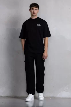 T-Shirts^BALR. Joey Box H2S Globe T-Shirt Jet Black