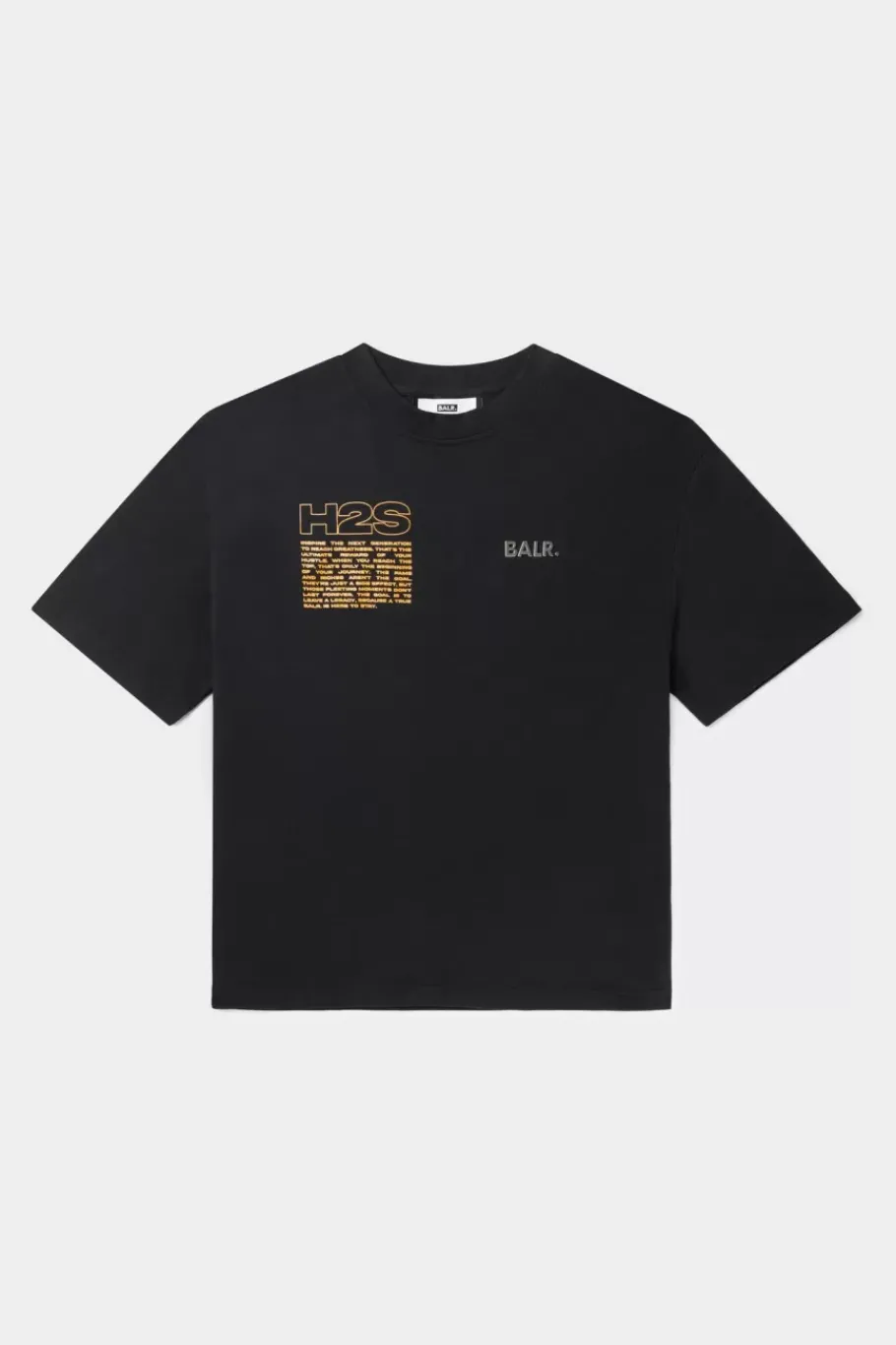 T-Shirts^BALR. Joey Box H2S T-Shirt Jet Black