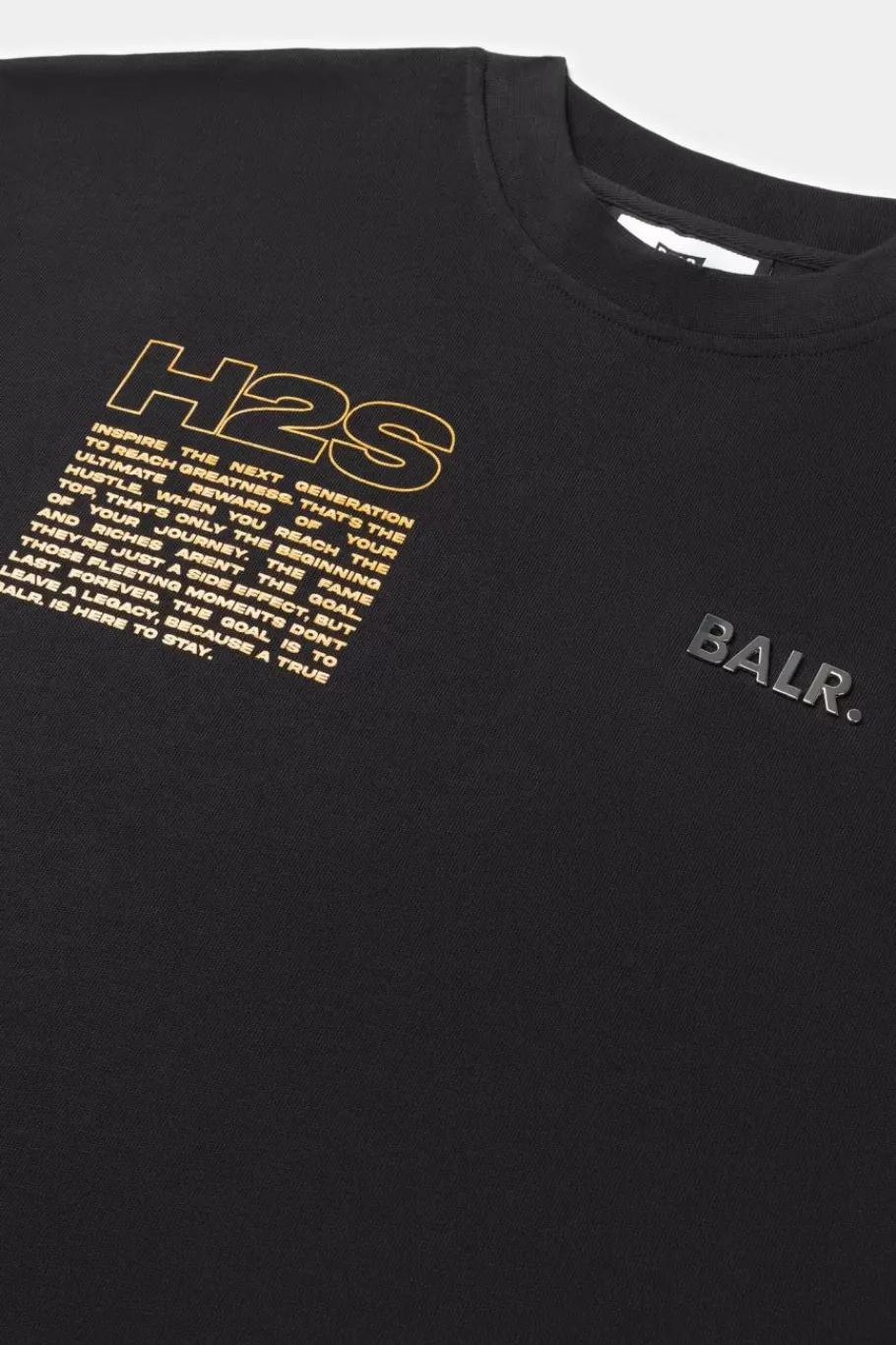 T-Shirts^BALR. Joey Box H2S T-Shirt Jet Black