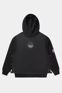 Hoodies^BALR. Joey Box Mesh H2S Hoodie Jet Black